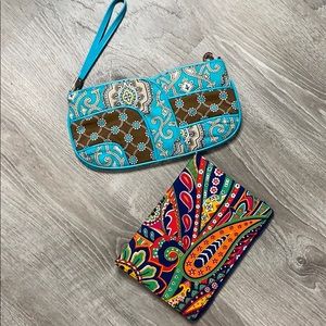 Vera Bradley Bundle! Tablet Holder and Wristlet
